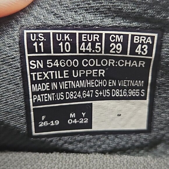 Skechers Go Walk Max Walking Shoes Mens 11 Gray Mesh Slip On Low Top - Picture 8 of 10